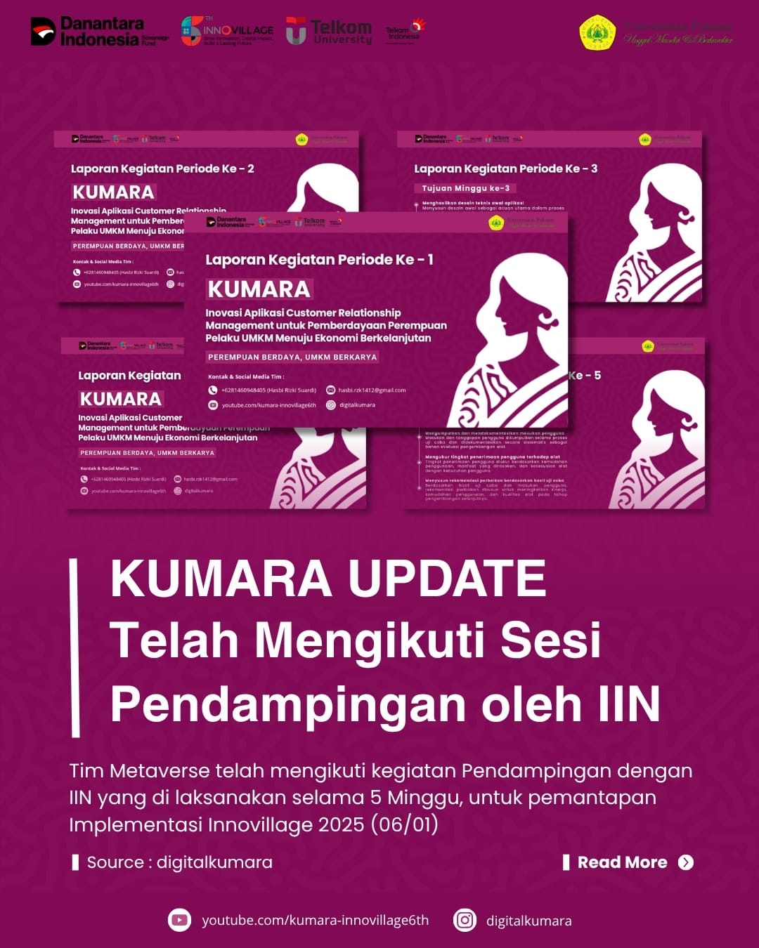 KUMARA UPDATE: Tim METAVERSE Mengikuti Sesi Pendampingan Intensif bersama IIN untuk Innovillage 2025