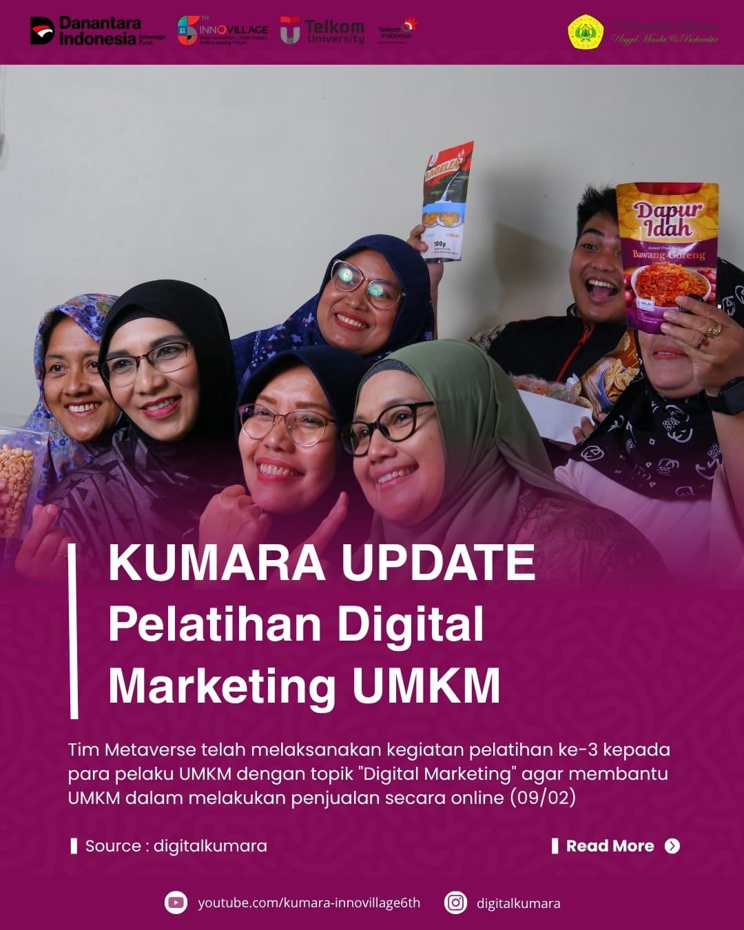 KUMARA UPDATE: Pertemuan Ketiga Fokus Penguatan Digital Marketing UMKM